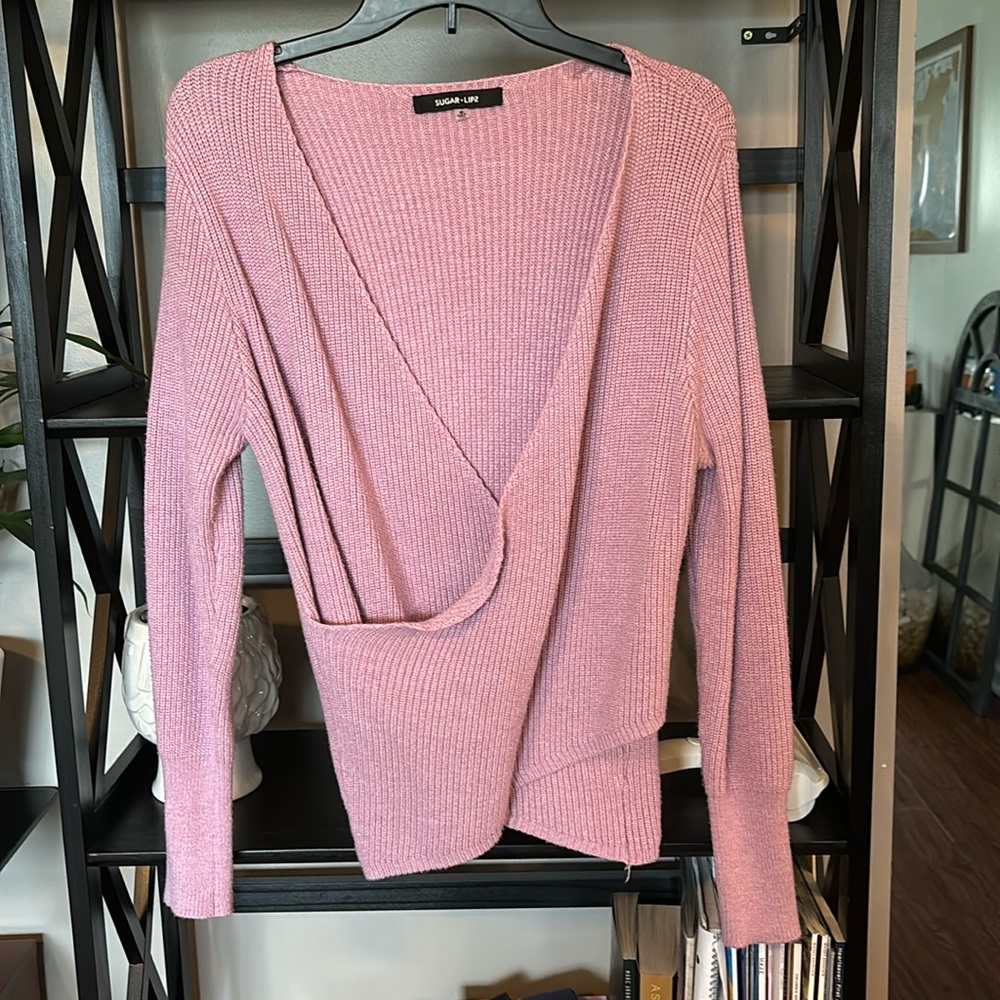 Wrap sweater
